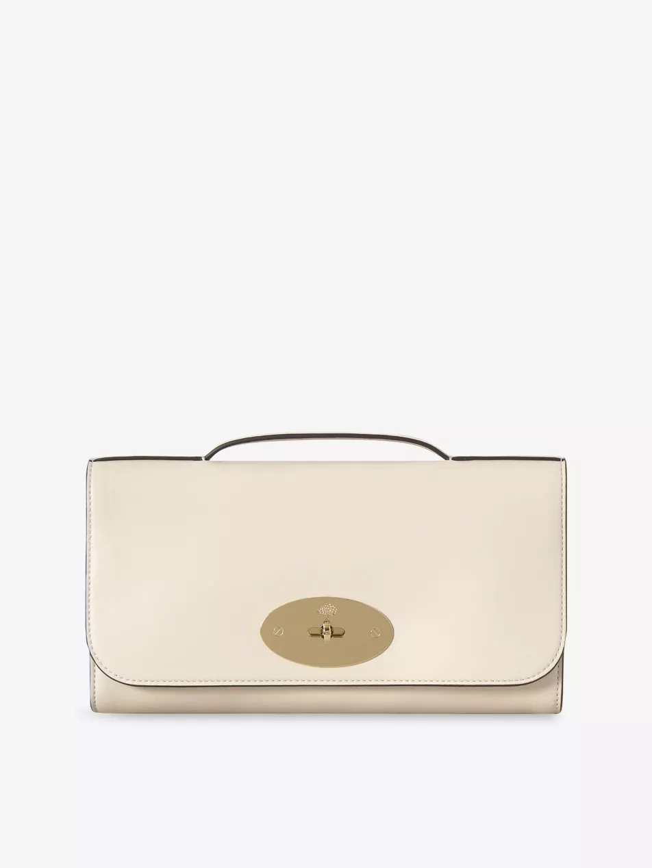 Lily Leather Clutch Bag