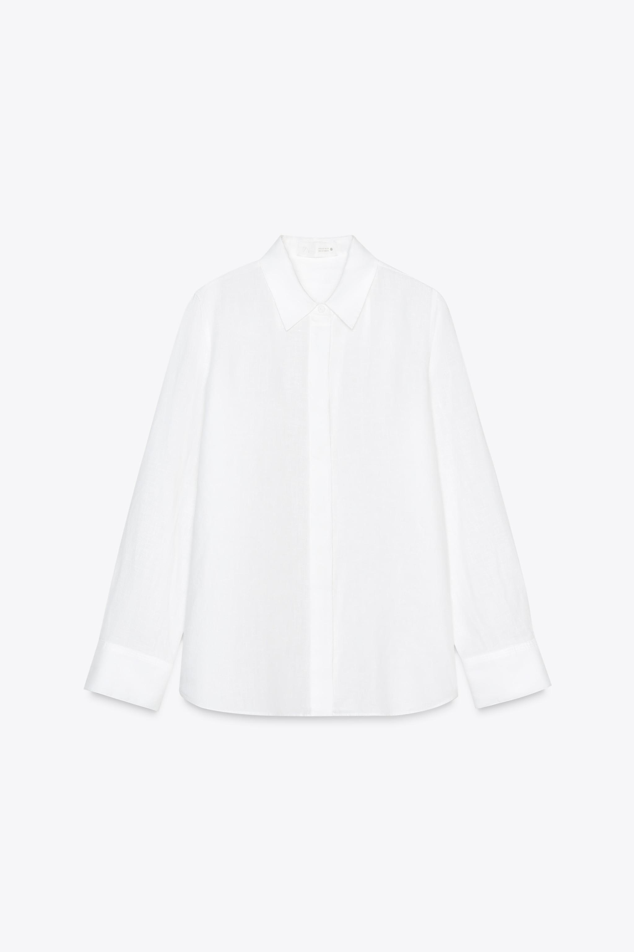 100% Linen Shirt Zw Collection