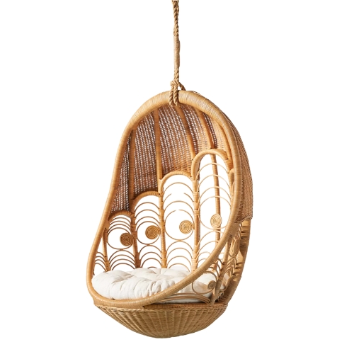 Anthropologie, Peacock Indoor/outdoor Hanging Chair