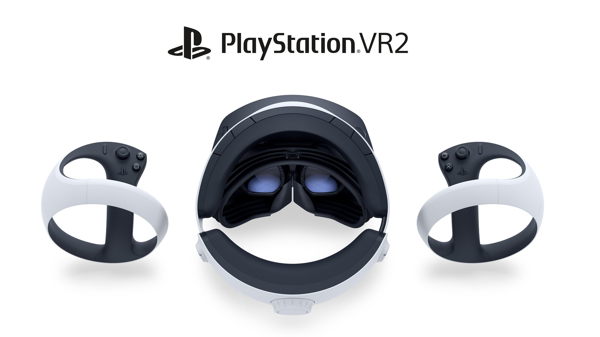 Casque Sony PS VR 2 d'en haut