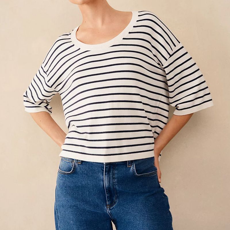 The White Company striped tops and jumpers