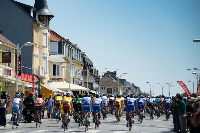 Riders cross the line