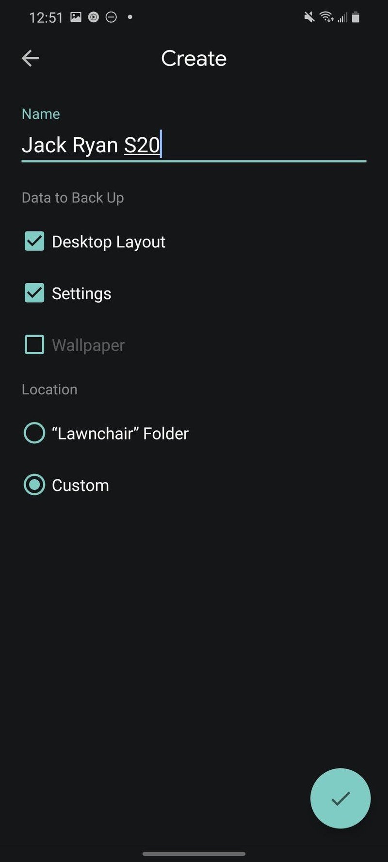 How To Backup Lawnchair