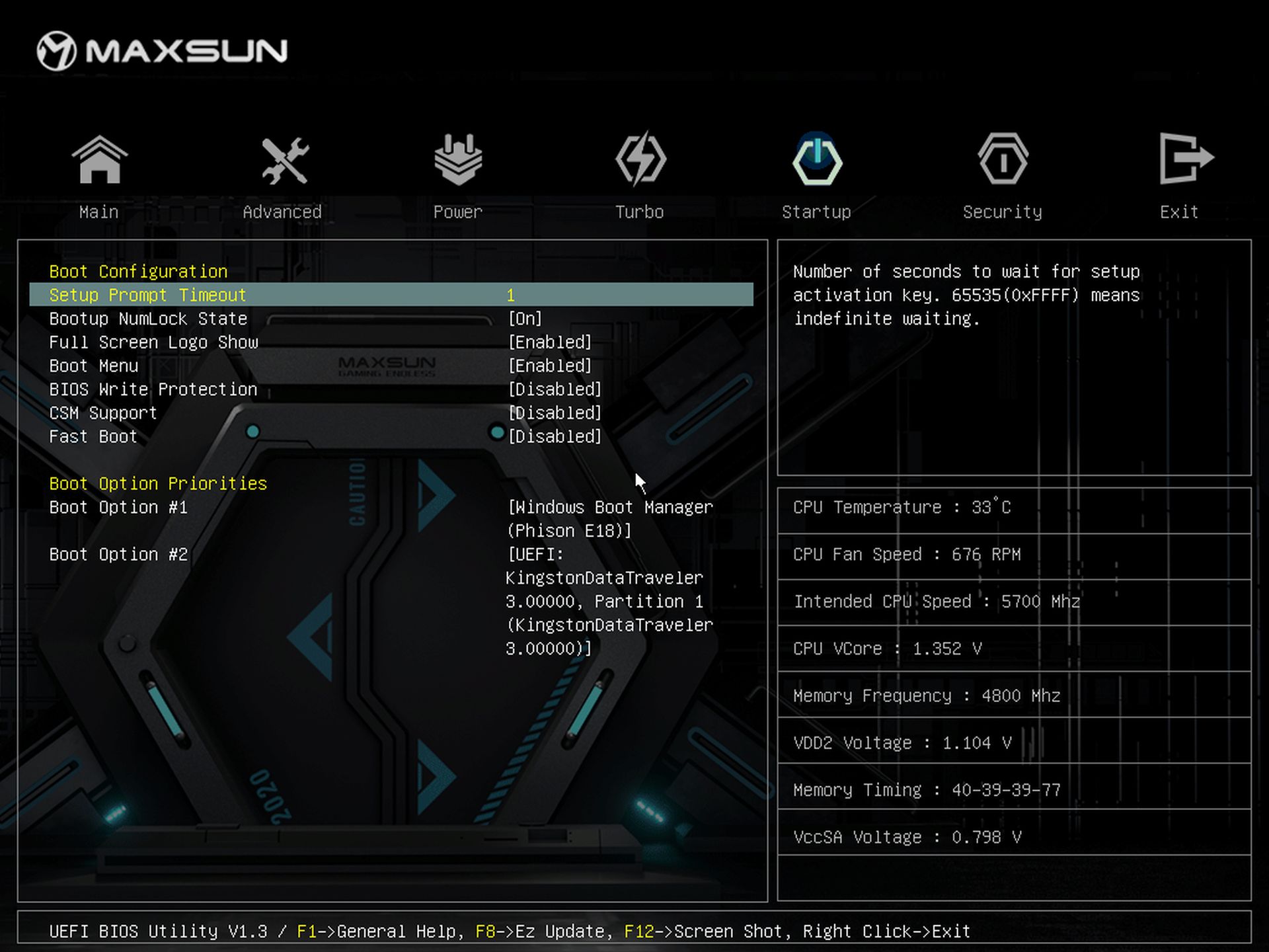 Maxsun Terminator H770 YTX D5 Wi-Fi
