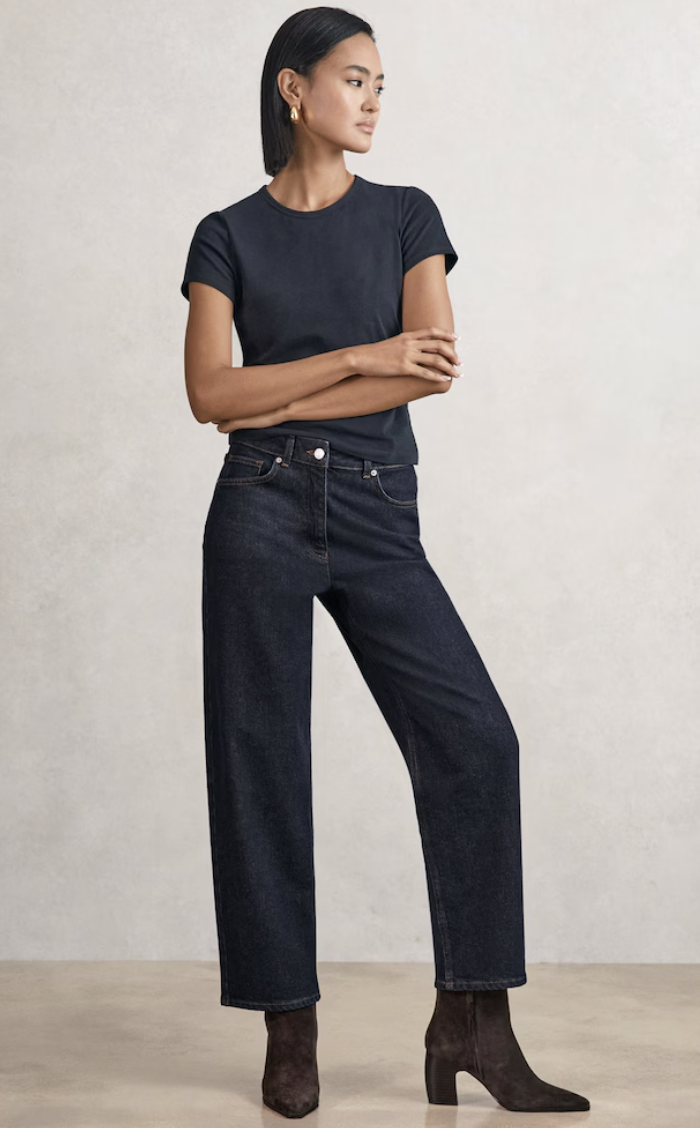 reiss, Mid-Rise Straight-Leg Jeans