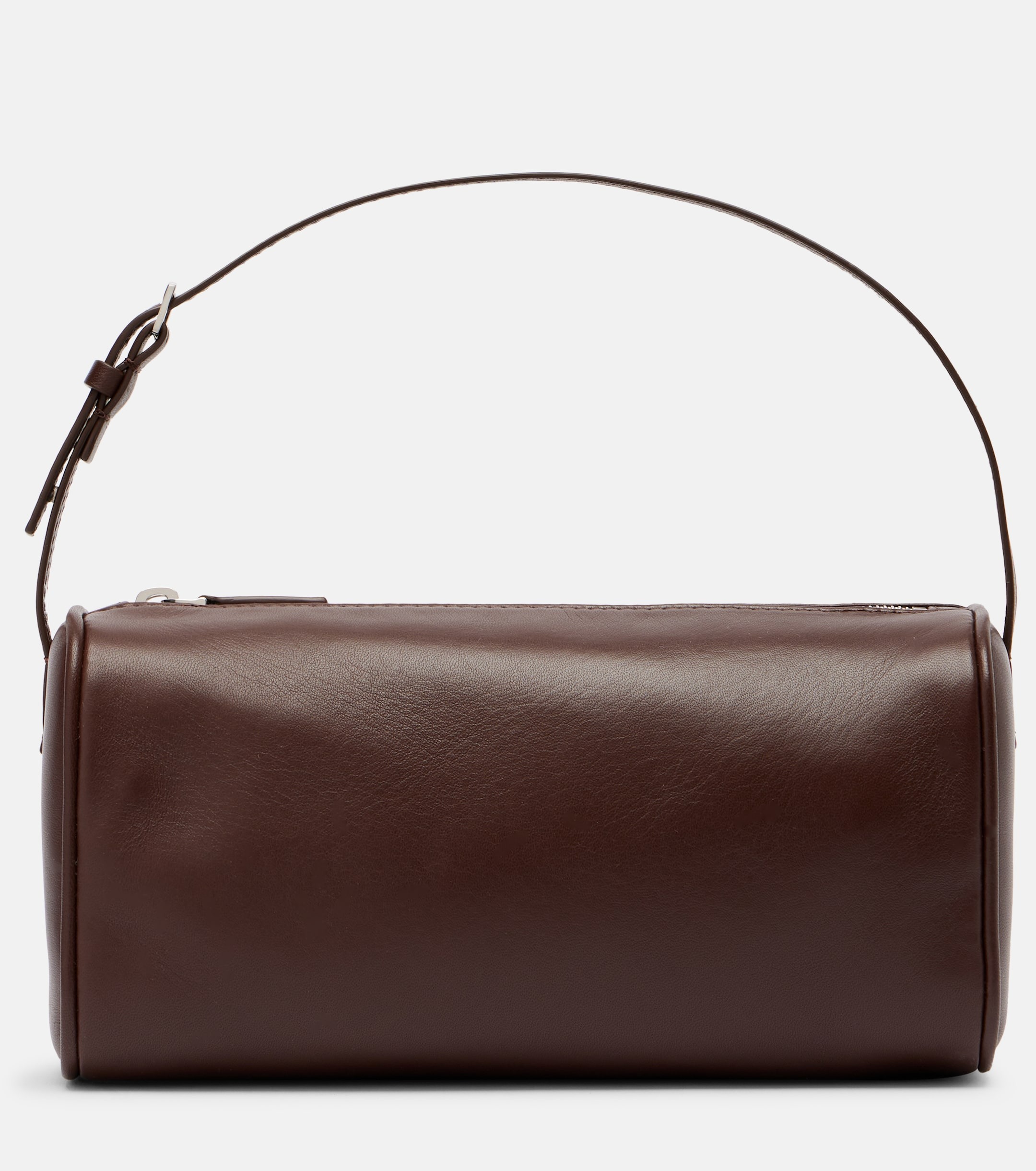 The Row, &#039;90s Leather Shoulder Bag in Brown Melange Ans