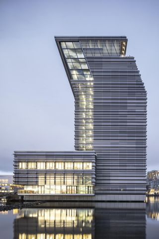 A contemporary architecture building.