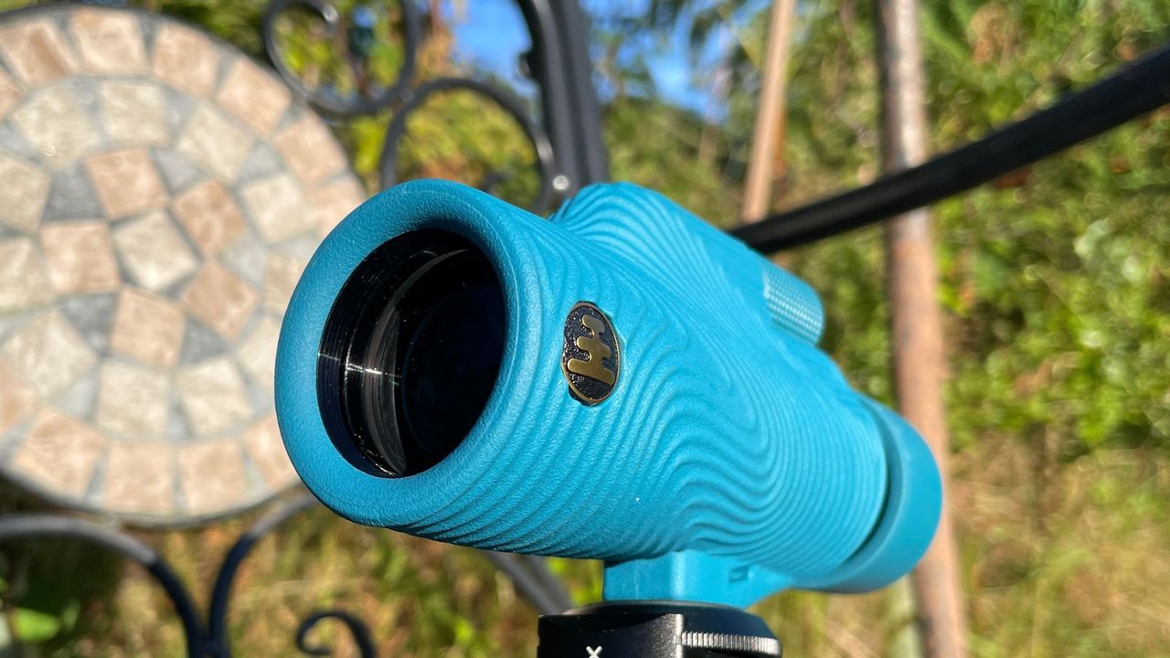 Nocs Provisions 8x32 Field Tube Monocular outside in sunlight
