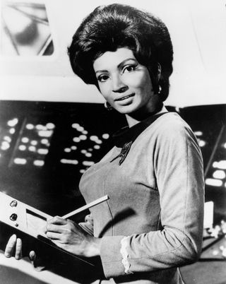 The Star Trek actress Nichelle Nichols was employed by NASA to recruit new astronauts into the late 1980s.