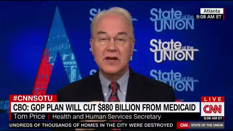 Tom Price on CNN