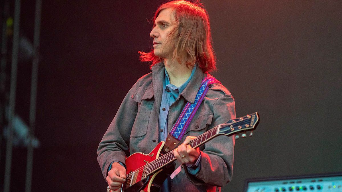 Rob Laakso performs with Kurt Vile and the Violators in Quebec, Canada, 2018