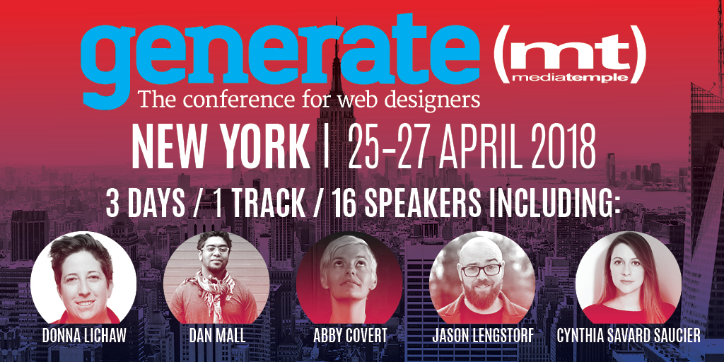 Generate New York 25 - 27 April 2018