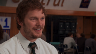 Chris Pratt in Parks and Recreation "Treaty" episode