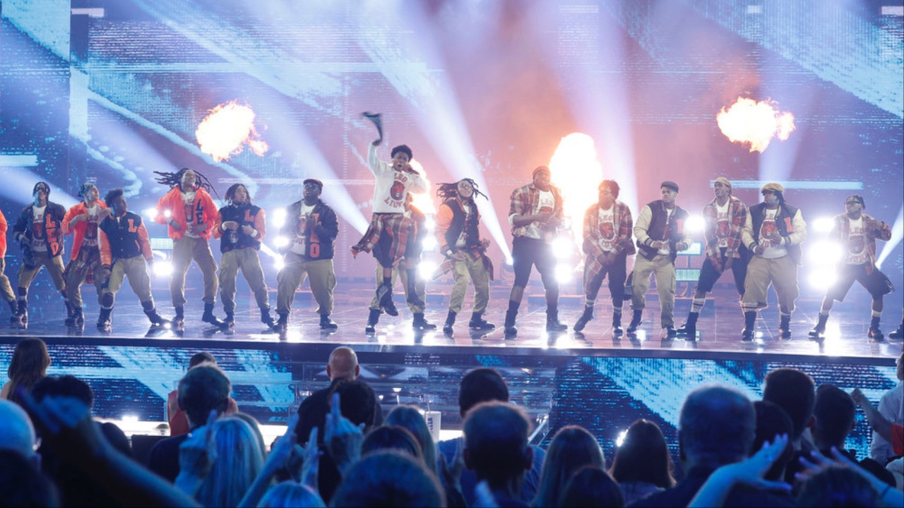 Leo High School Choir performing live on AGT Season 20