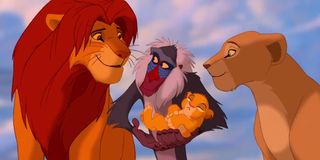 Simba, Rafiki, Nala in The Lion King