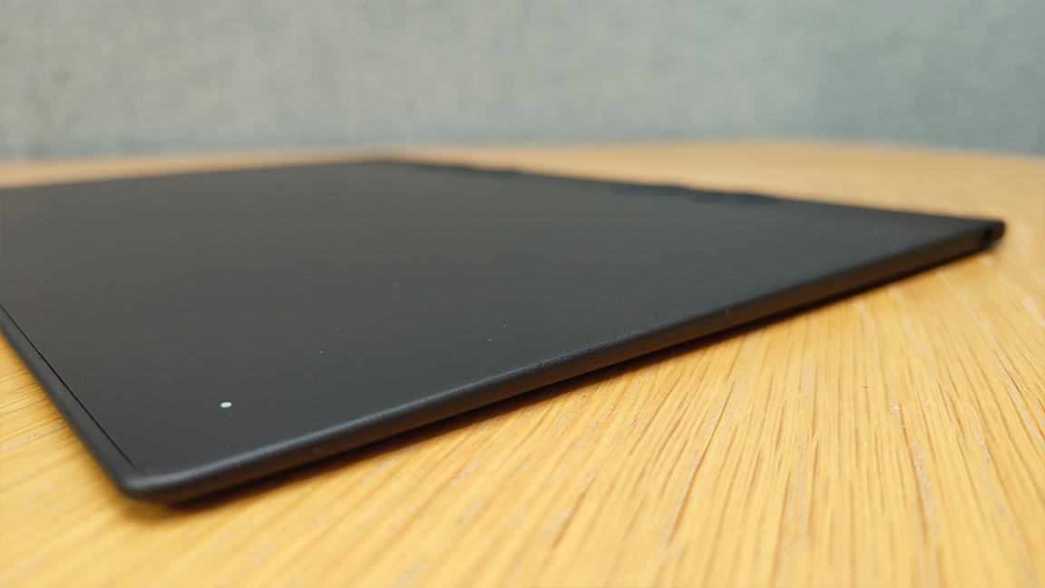 Wacom Intuos Pro review; dials and buttons on a black drawing tablet