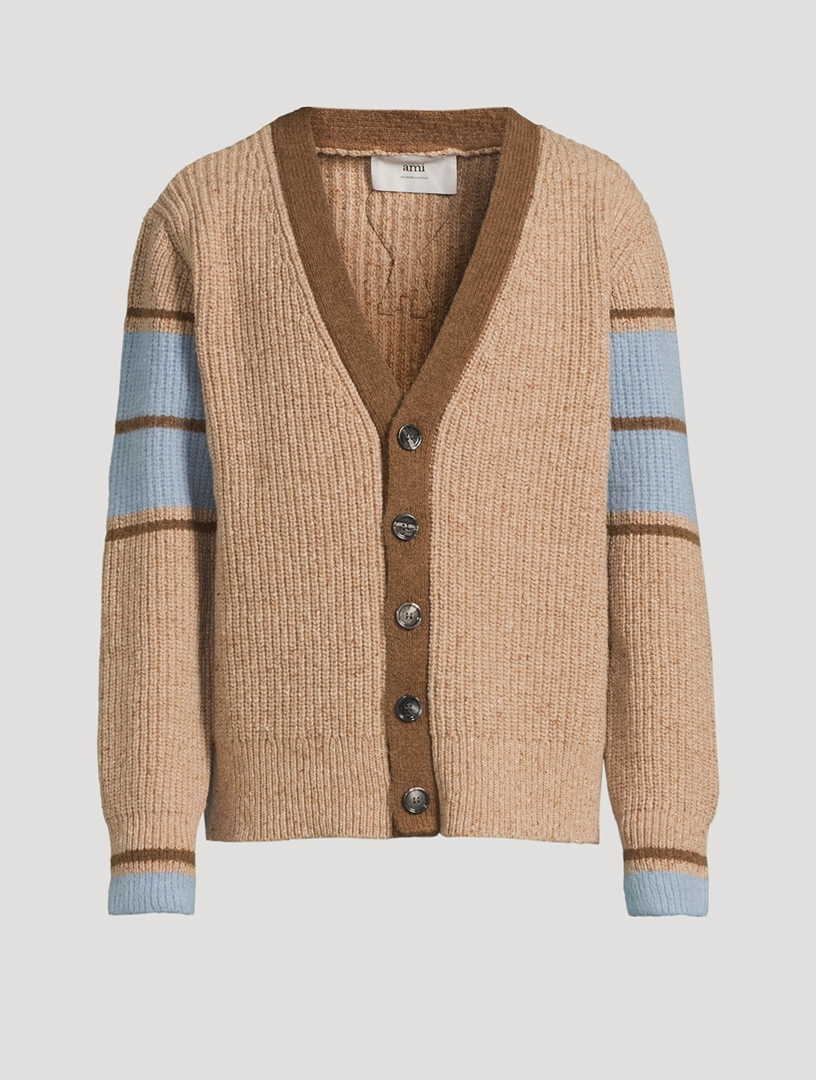 Wool College Cardigan