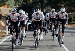 The UAE Team Emirates XRG team