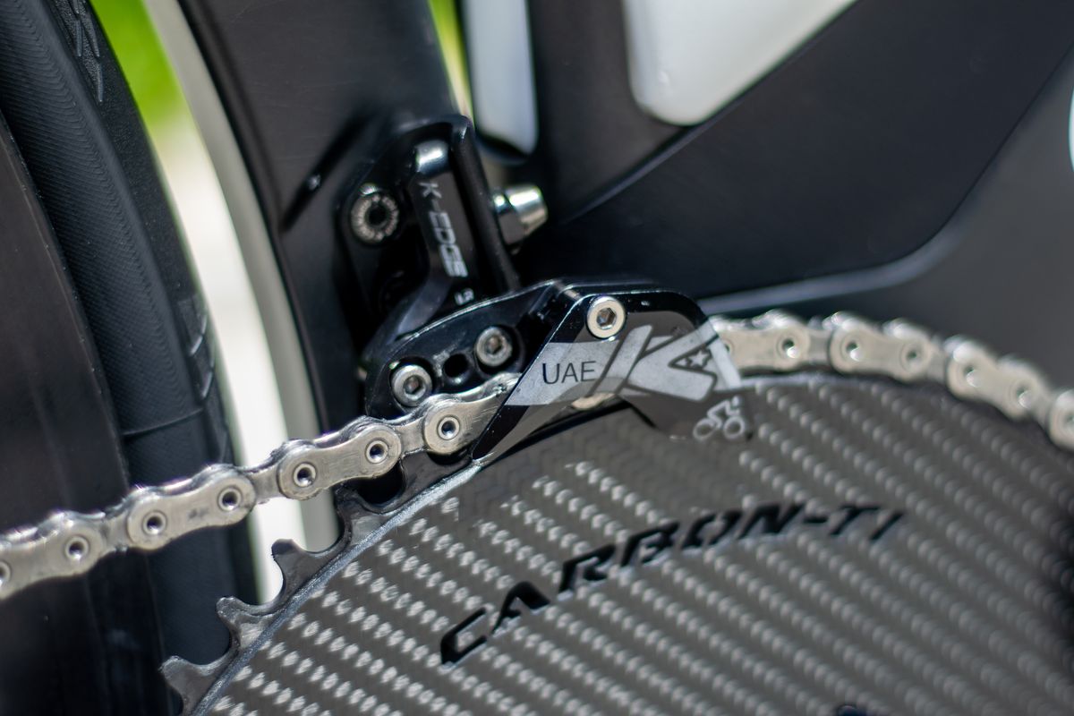 Tadej Pogačar's Colnago TT2 Tour de France time trial bike