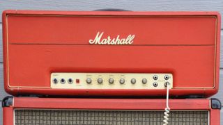 1974 Marshall 1987 and 1990 in red custom colour finish