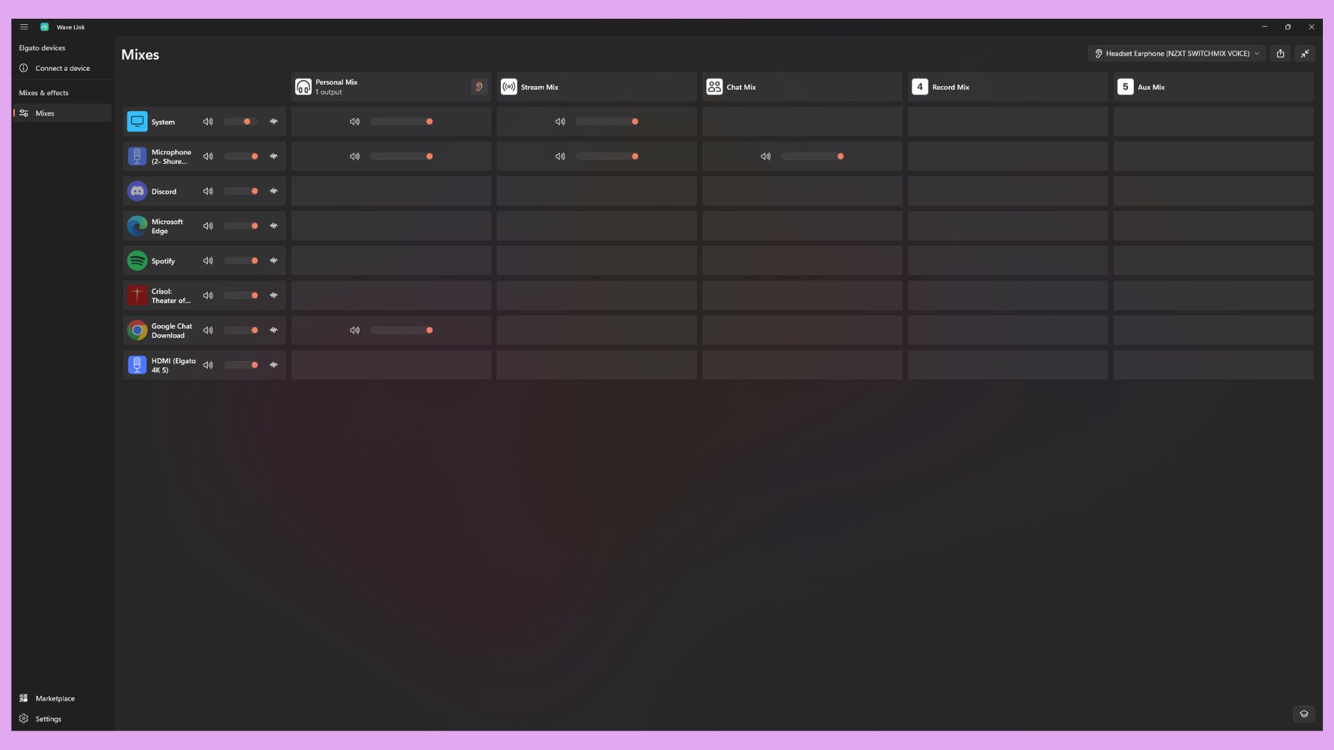 elgato Wave Link software