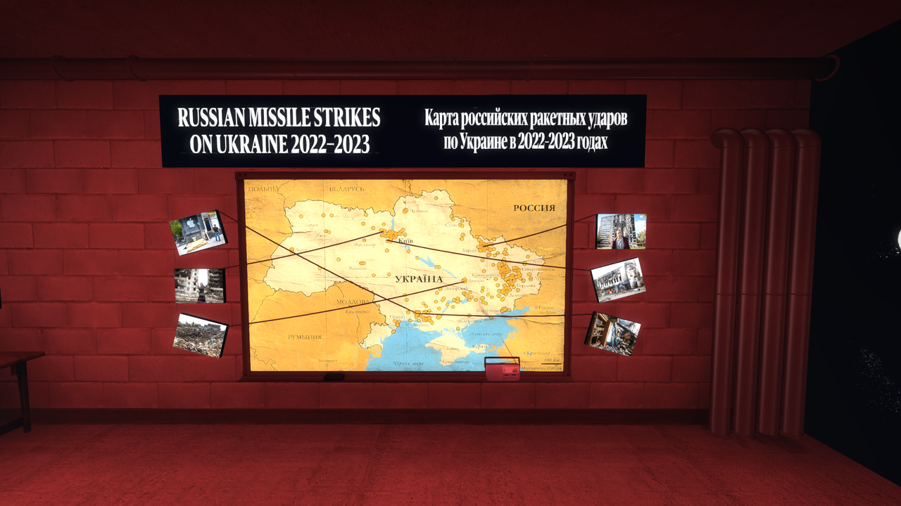 A CS:GO map built by the newspaper Helsingin Sanomat to get info about the war to Russians.