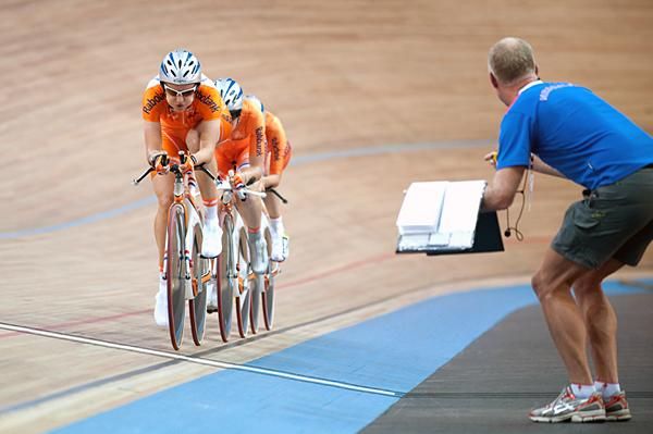 The Dutch women finished in third place.