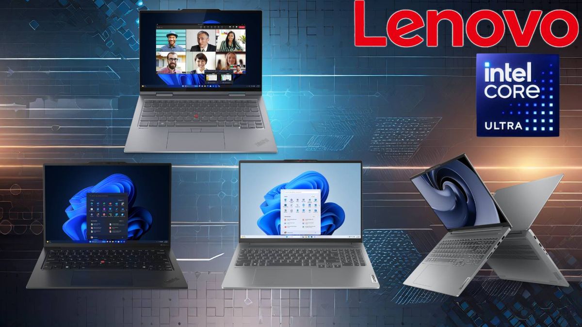 Lenovo joins the age of AI PCs powered by the Intel Core Ultra CPUs. 