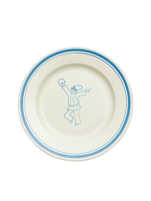 Folk Dinner Plate, Jester