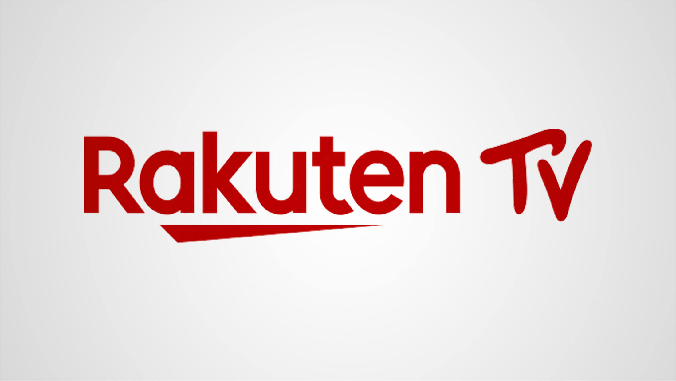 The Rakuten Tv logo in red
