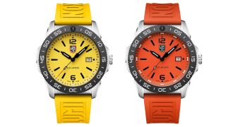 Luminox Pacific Diver Series yellow and orange seasonal editions