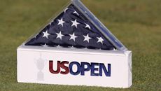 Tee marker at US Open 2026 at Shinnecock Hills