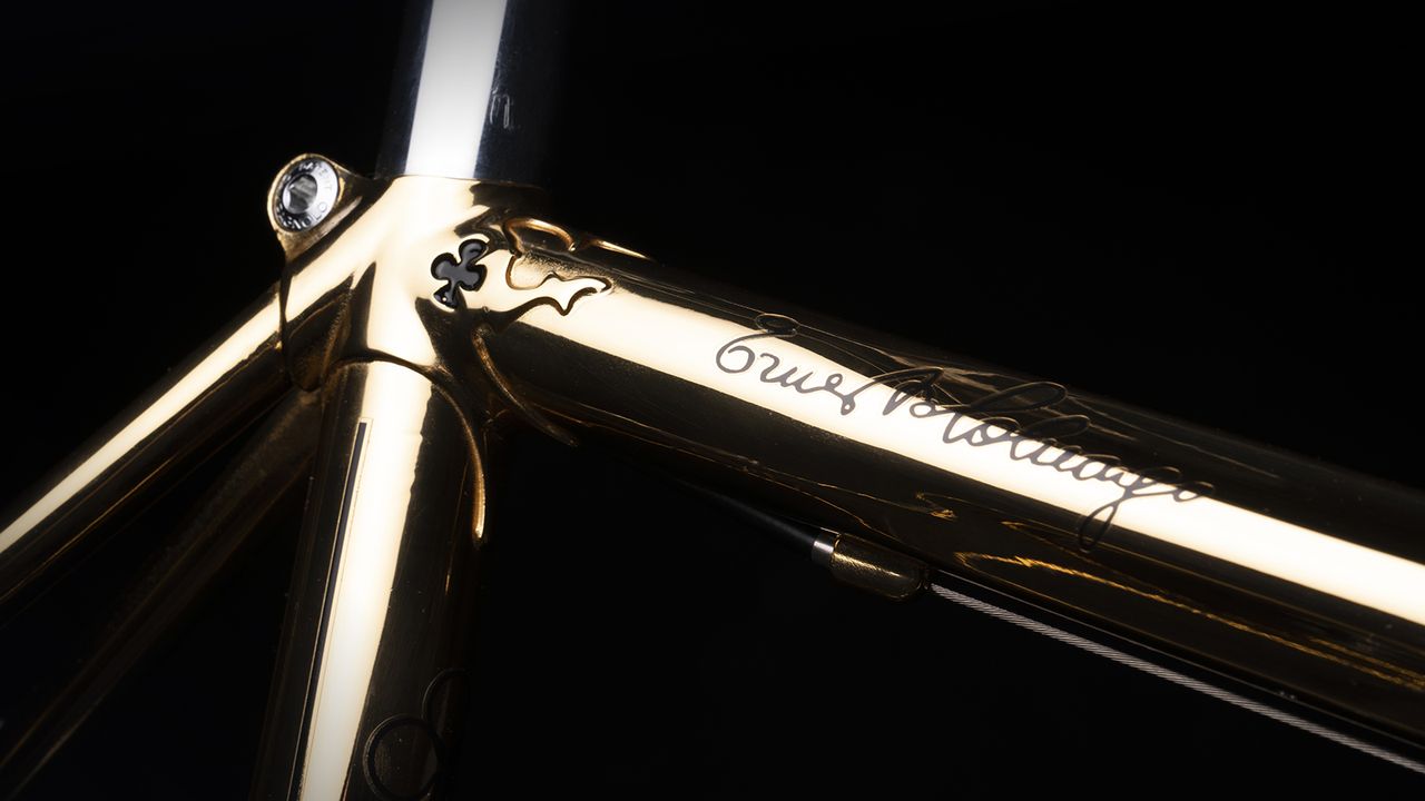 The gold design was first presented to the Pope forty years ago