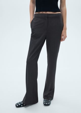 Flared Suit Trousers