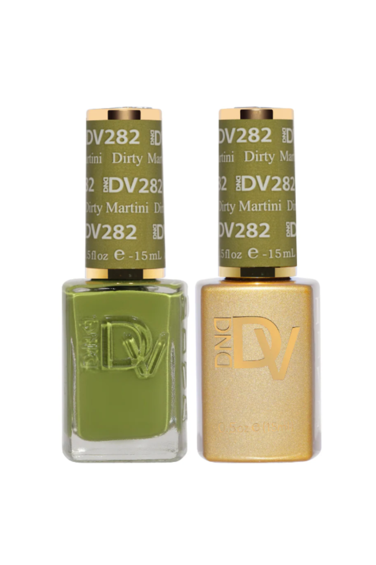 dup of green and tan nail polish