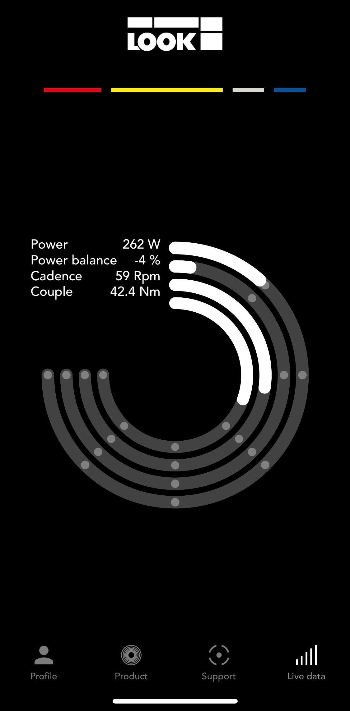Look X-Track power meter pedal app