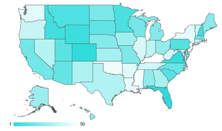 Best places to retire are dark to light