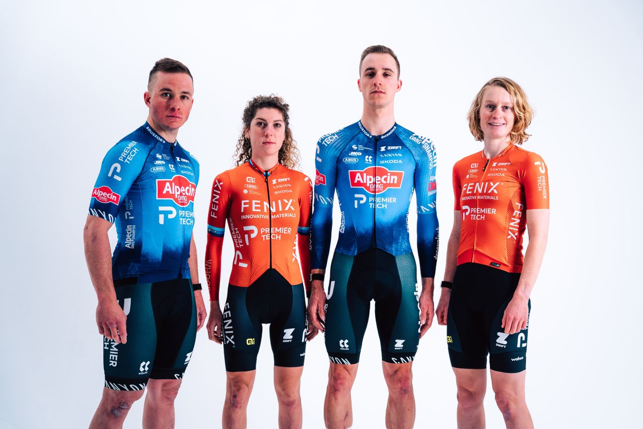 The 2026 Alpecin-Premier Tech and Fenix-Premier Tech kits