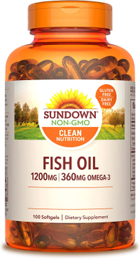 Sundown Fish Oil Extra Strength 1200 mg | Was $21.49 Now $17.09 at Amazon