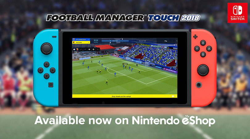 Football Manager 2022 Touch. Nintendo Switch gameplay video. 