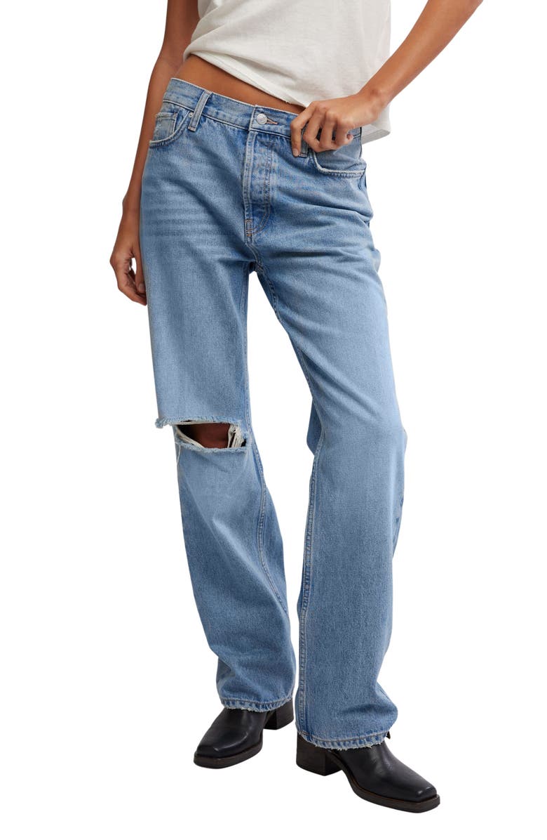 Holly Ripped Bootcut Jeans