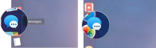 To organize the Dock on your Mac, select an app in the Dock, then drag it to a new location in the Dock