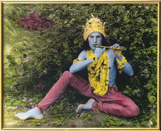 Krishna', by Luigi Ontani, Jaipur