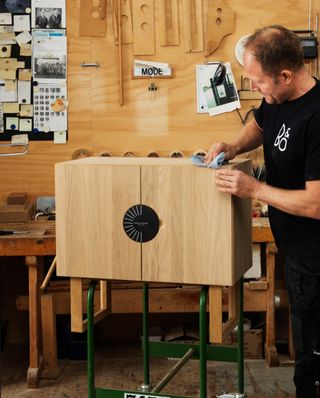 Bang & Olufsen Atelier Bespoke items require extensive hand-finishing