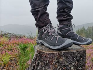 Keen Circadia boots being tested on the hills