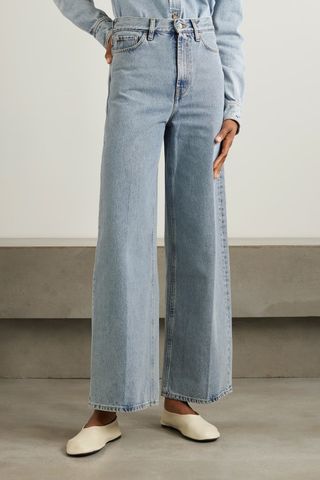 Toteme High-Rise Wide-Leg Organic Jeans