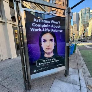 Artisan AI billboard