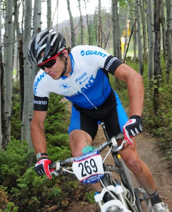 Adam Craig (Giant) rides third.