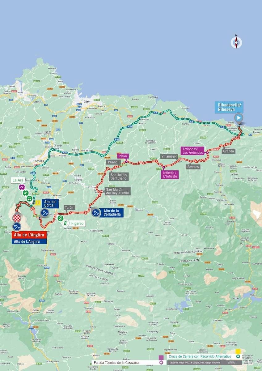 Route of stage 17 of la Vuelta a Espa&ntilde;a 2023