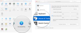 Accessibility trackpad features on Mac